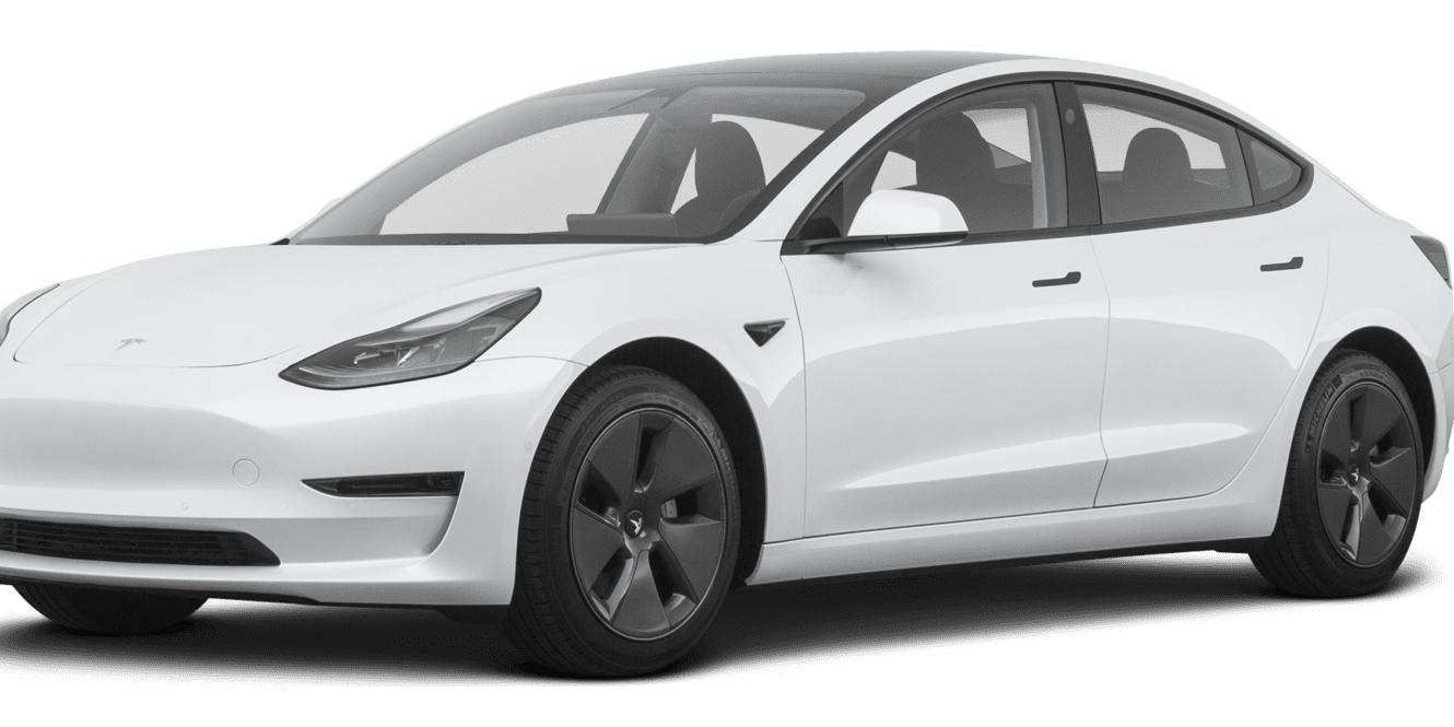 TESLA MODEL 3 2021 5YJ3E1EAXMF989616 image